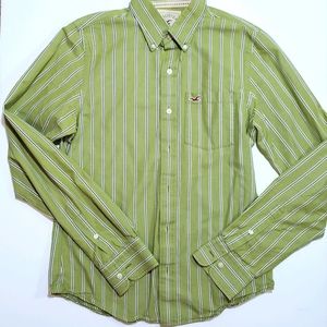 Mens Hollister Casu Long Sleeve Button Down Shirt